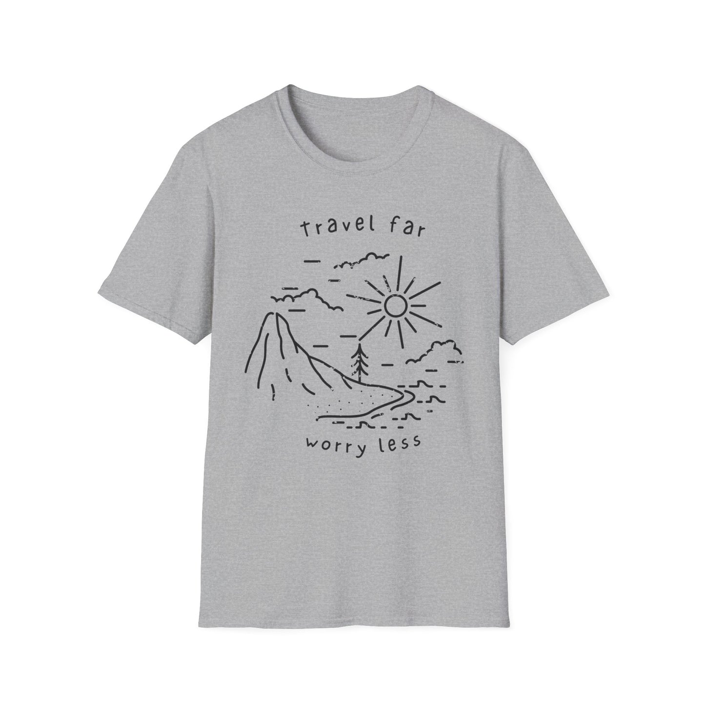 Copy of Travel far Worry less T-shirt