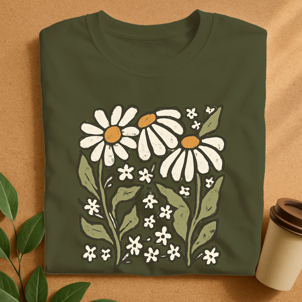 Rustic Daisies and Wildflowers T-Shirt