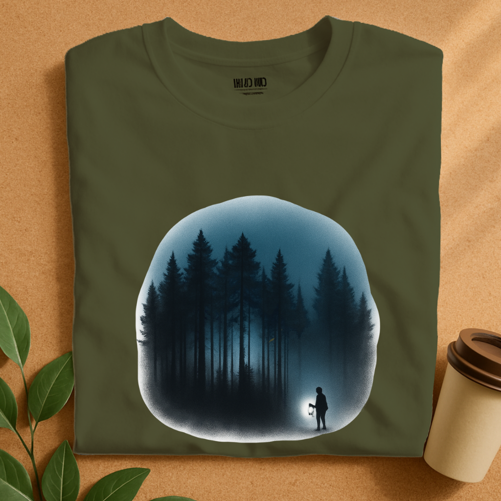 Mystic Forest Lantern Glow T-Shirt