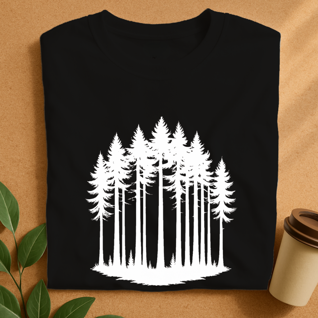 Silent Pines with Twilight Sky T-Shirt