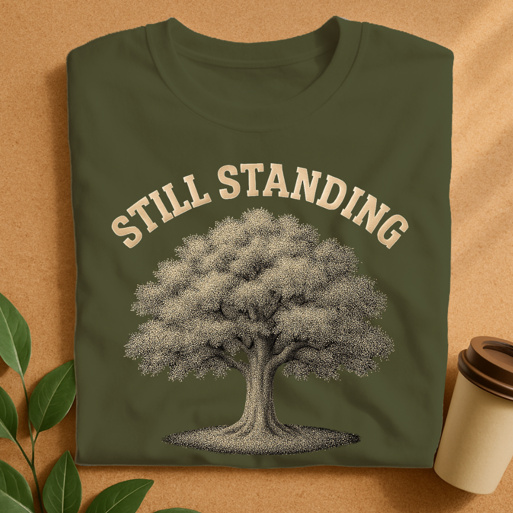 Vintage Gnarled Oak – “STILL STANDING” Resilience T-Shirt