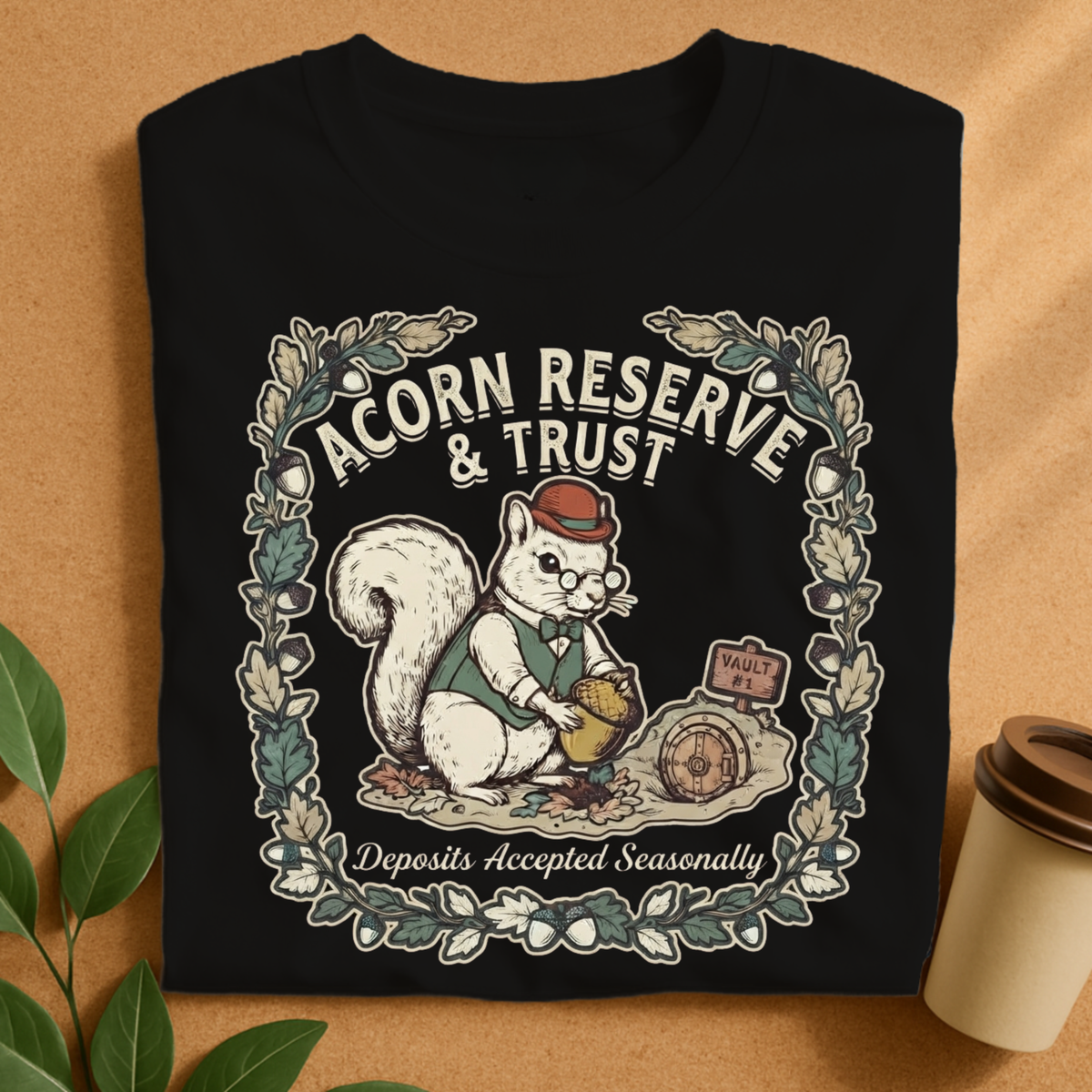 Acorn Reserve & Trust Squirrel T-Shirt