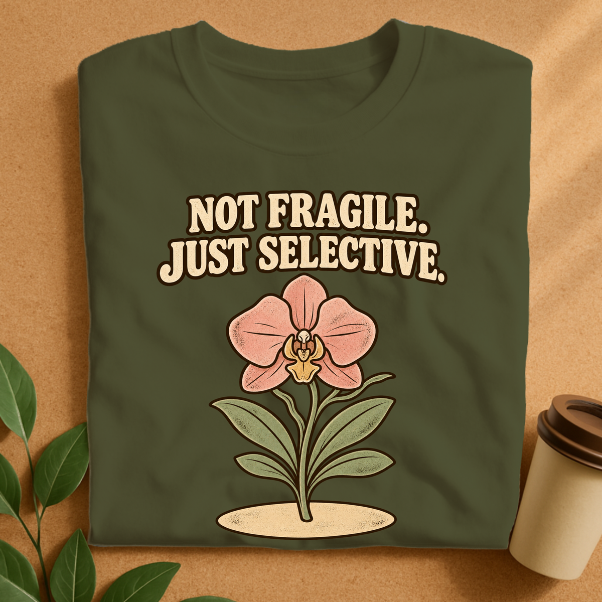 Not Fragile Just Selective Orchid T-Shirt