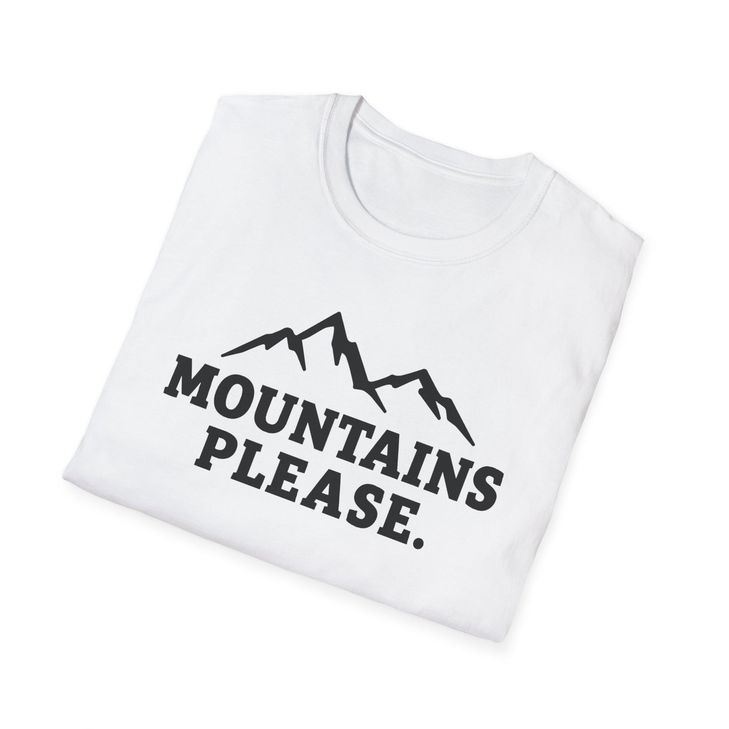 Mountains Please - Bold Outdoor Adventure Tee