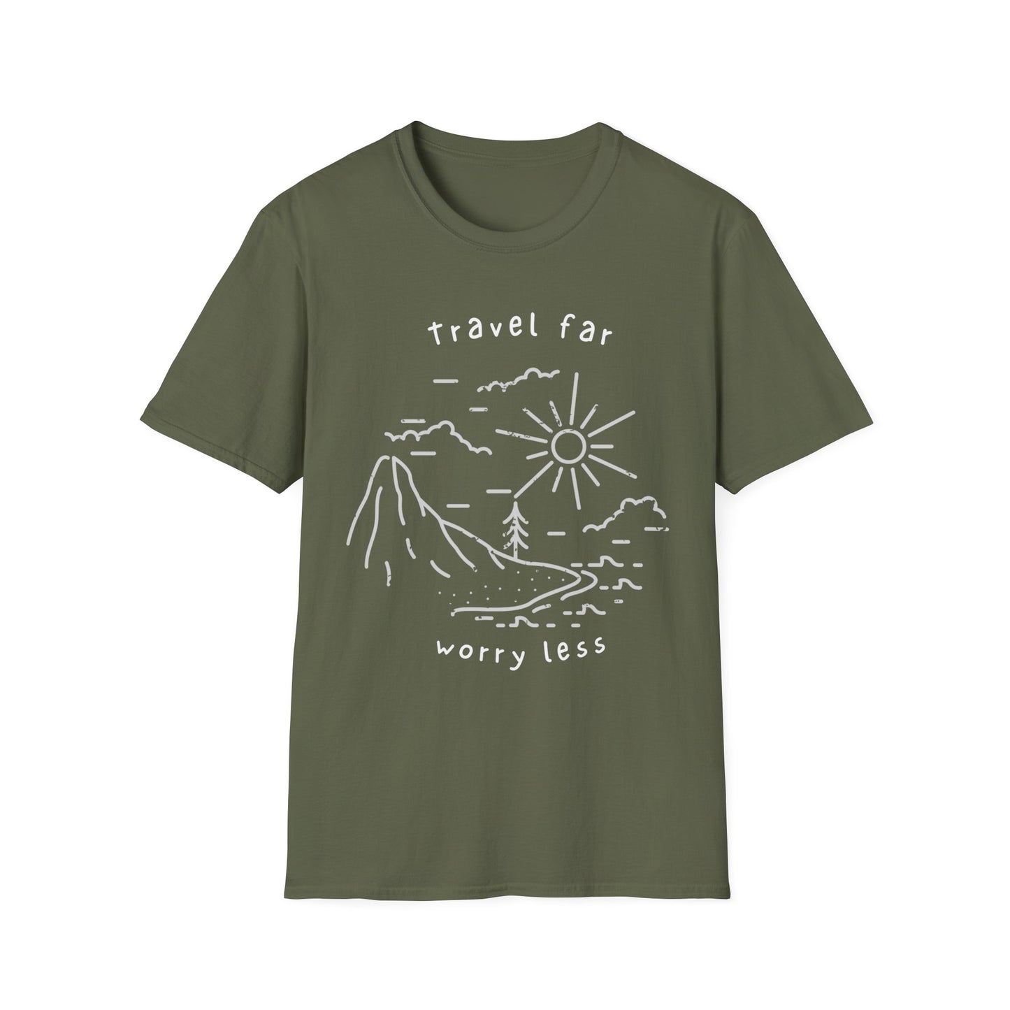 Copy of Travel far Worry less T-shirt