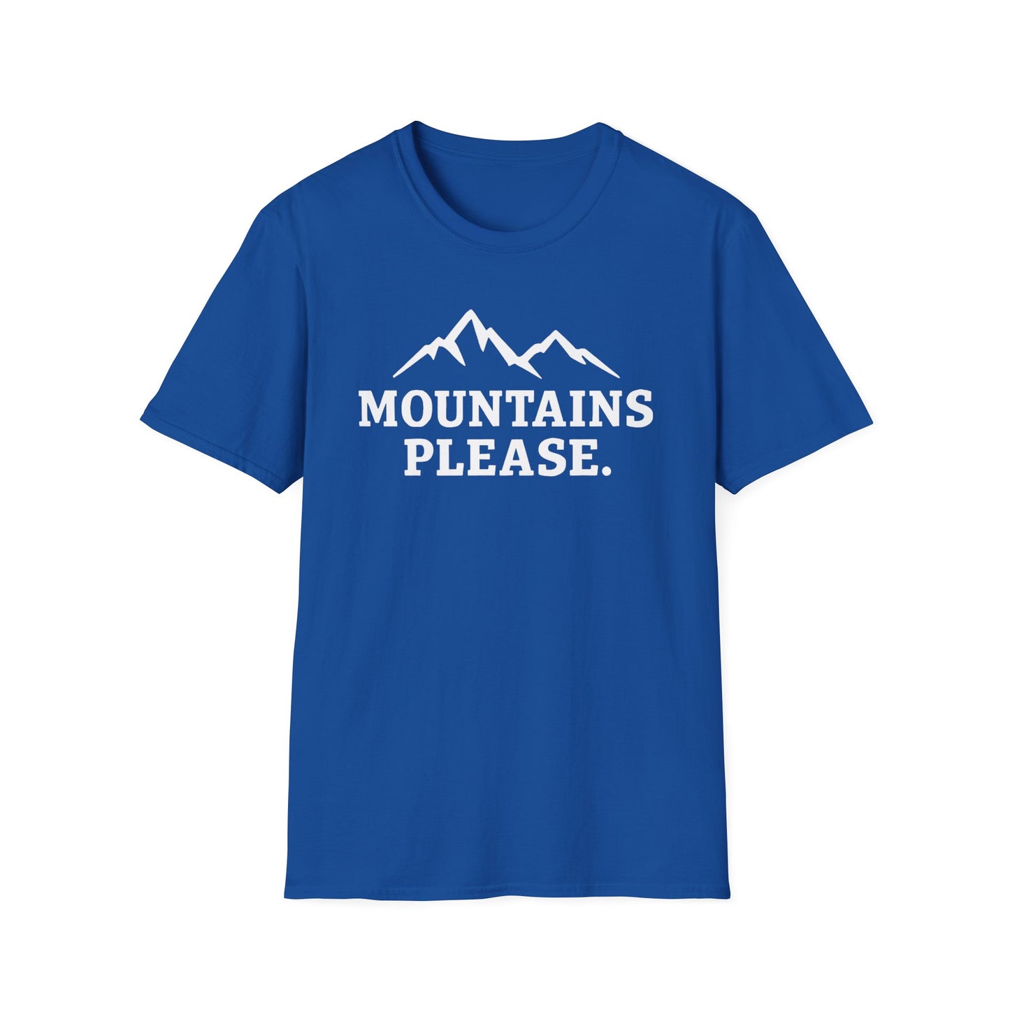 Mountains Please - Bold Outdoor Adventure Tee