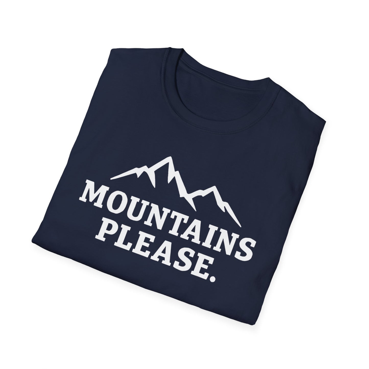 Mountains Please - Bold Outdoor Adventure Tee