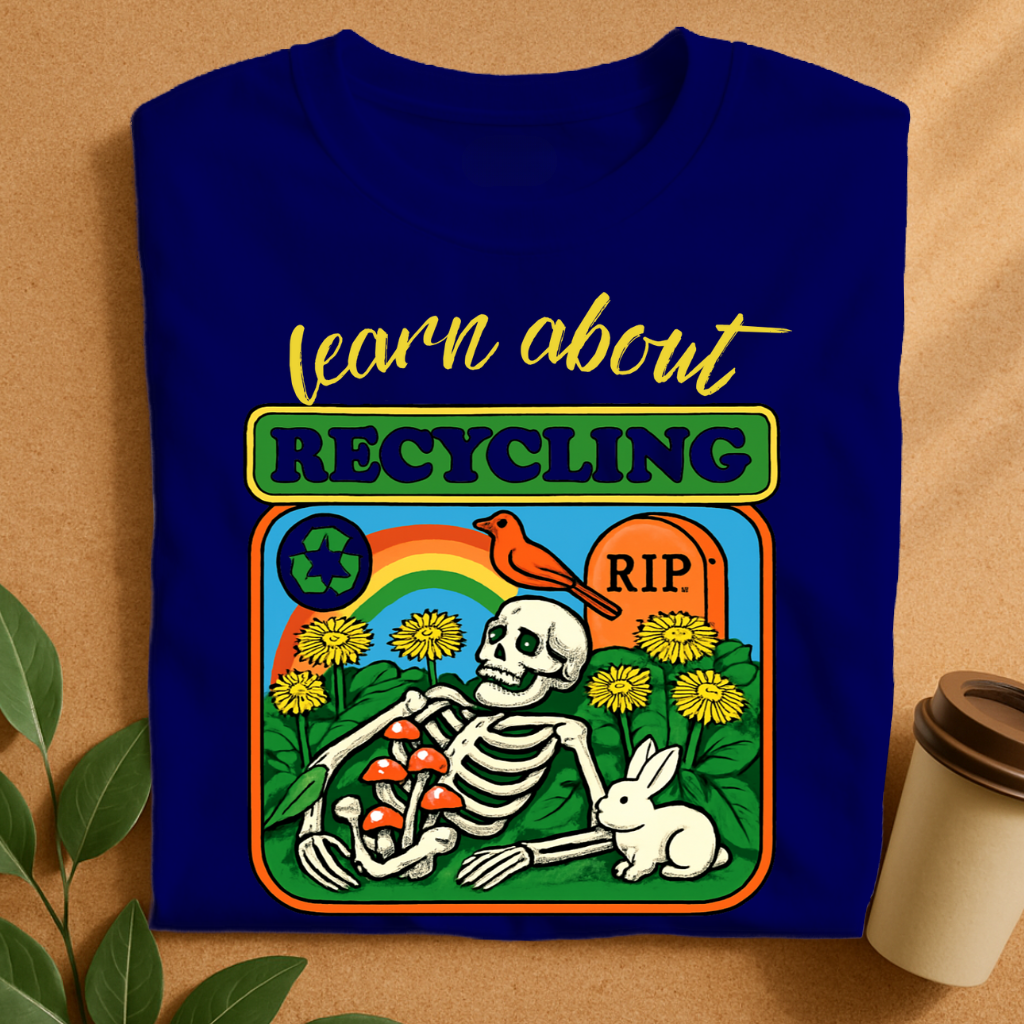 Nature’s Cycle: Recycling and Renewal Graphic T-Shirt