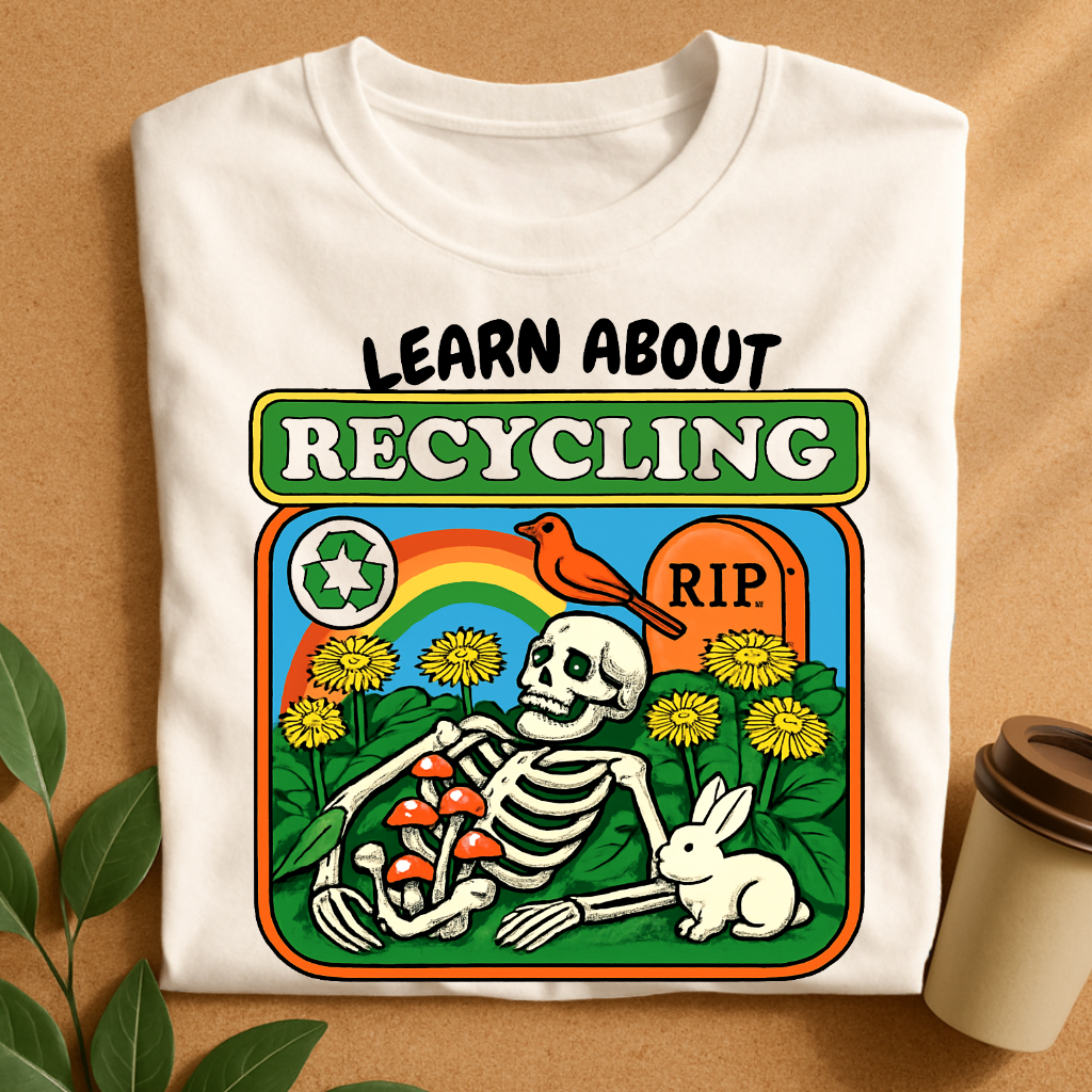 Nature’s Cycle: Recycling and Renewal Graphic T-Shirt