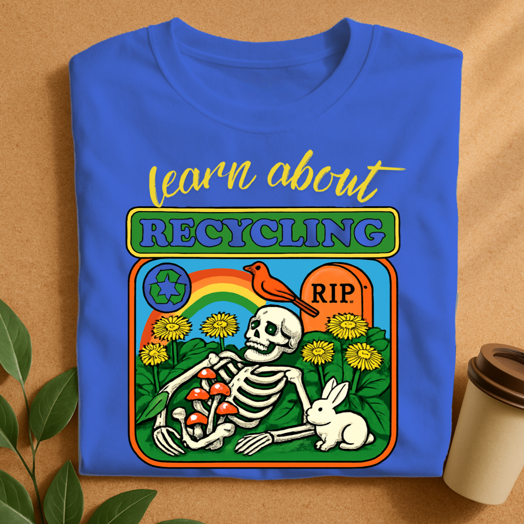 Nature’s Cycle: Recycling and Renewal Graphic T-Shirt