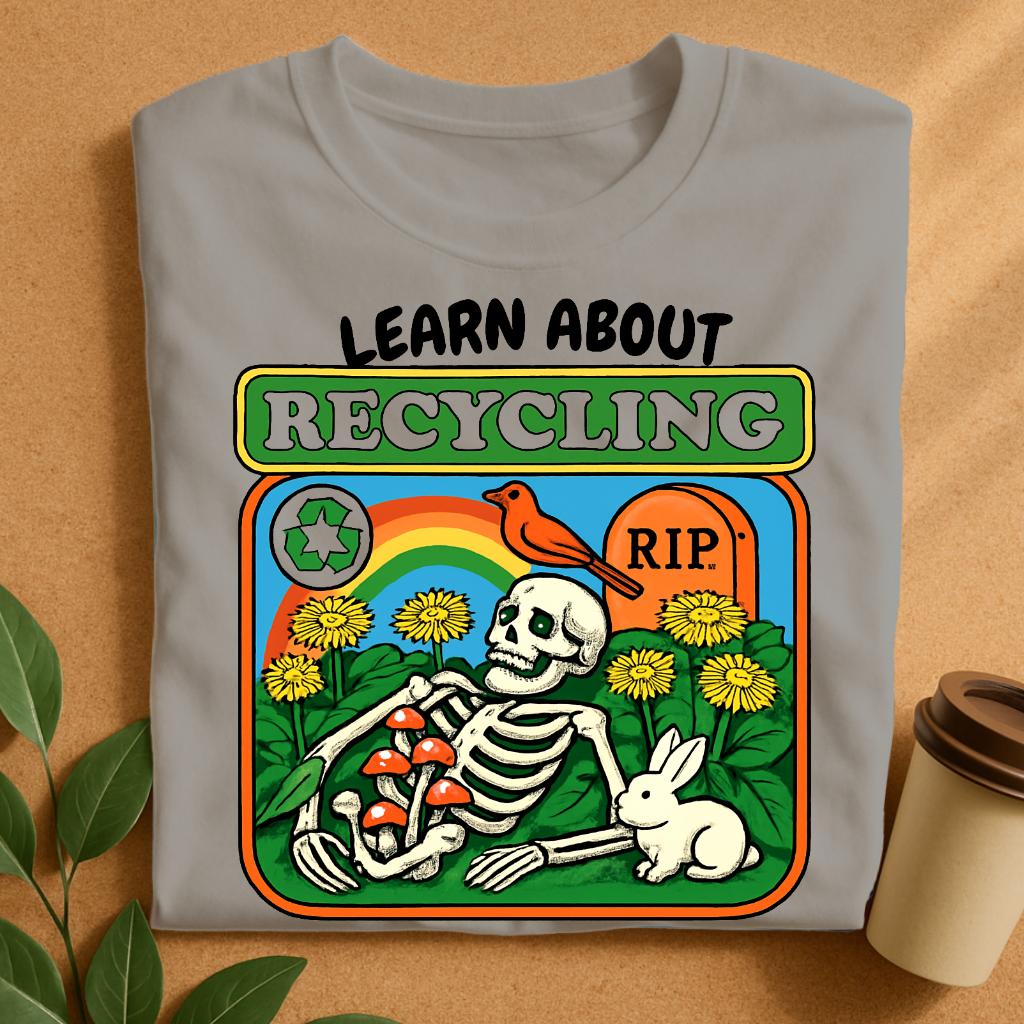 Nature’s Cycle: Recycling and Renewal Graphic T-Shirt