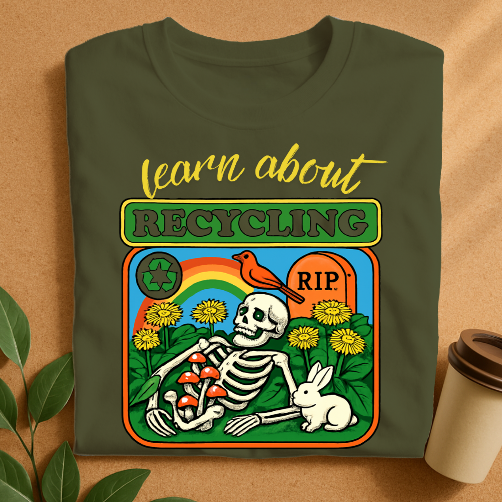 Nature’s Cycle: Recycling and Renewal Graphic T-Shirt