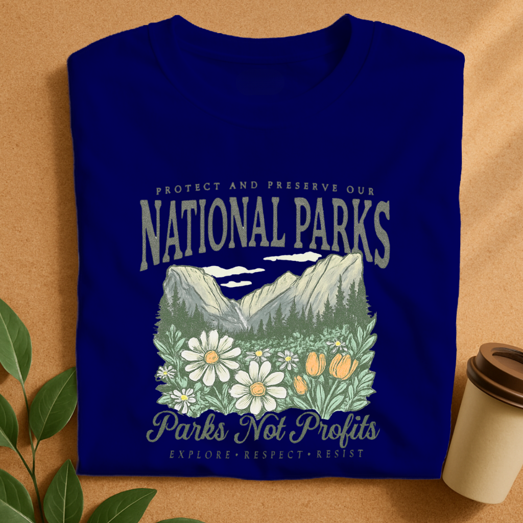 Protect Our National Parks – Nature & Flowers T-Shirt