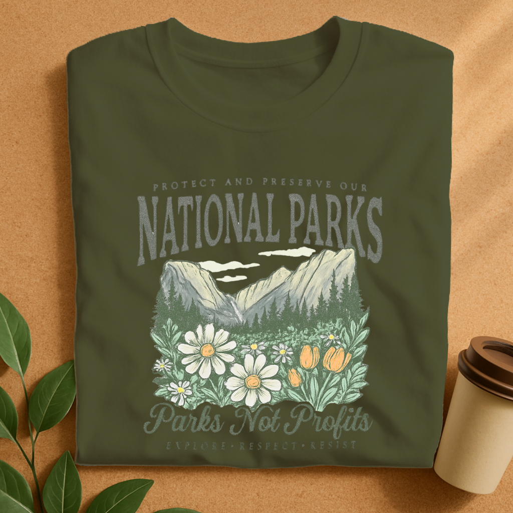 Protect Our National Parks – Nature & Flowers T-Shirt