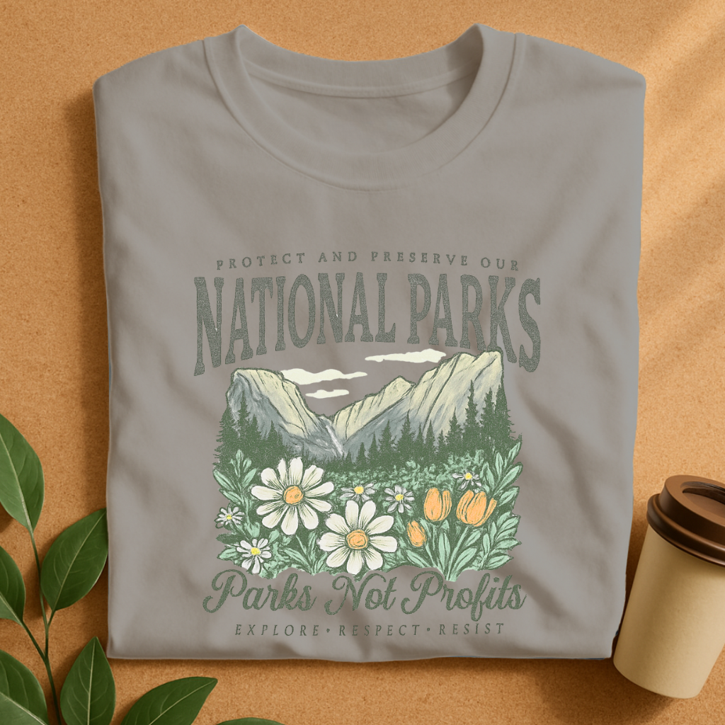 Protect Our National Parks – Nature & Flowers T-Shirt