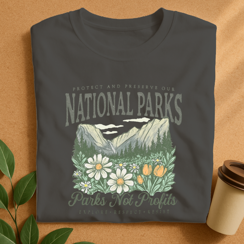 Protect Our National Parks – Nature & Flowers T-Shirt
