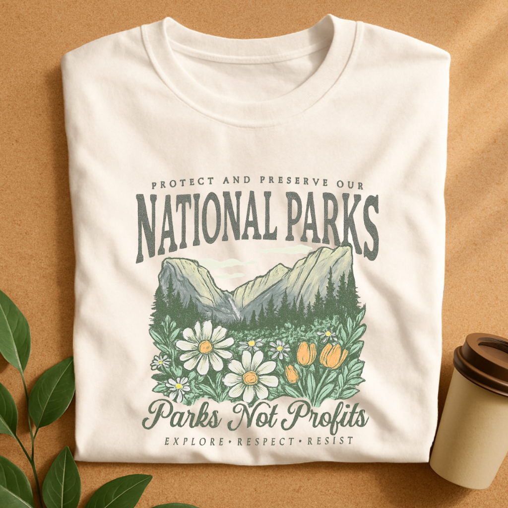 Protect Our National Parks – Nature & Flowers T-Shirt
