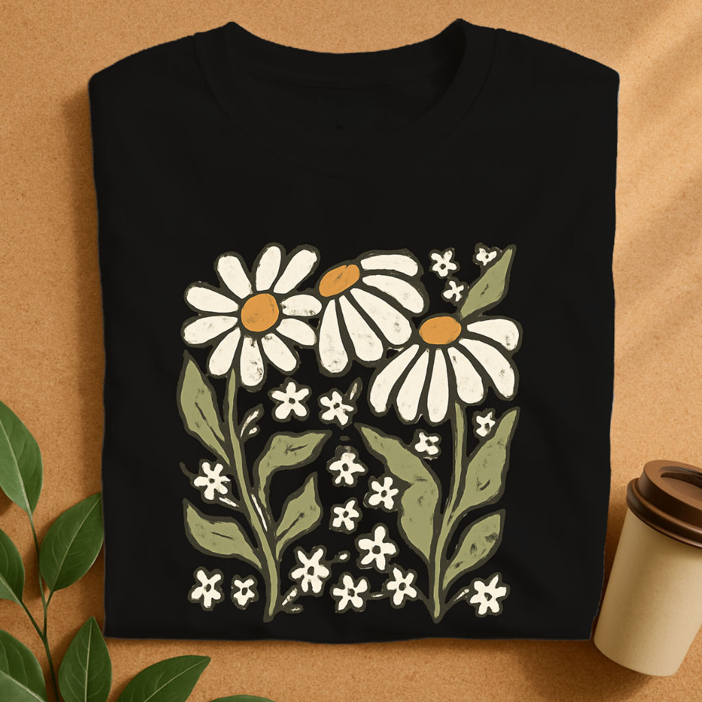 Rustic Daisies and Wildflowers T-Shirt