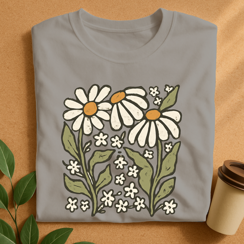 Rustic Daisies and Wildflowers T-Shirt