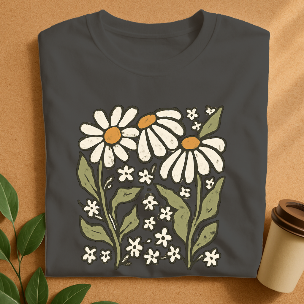 Rustic Daisies and Wildflowers T-Shirt