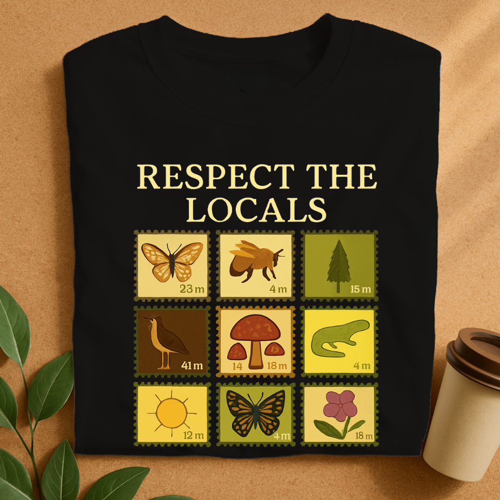 Respect the Locals – Nature’s Stamp Collection T-Shirt