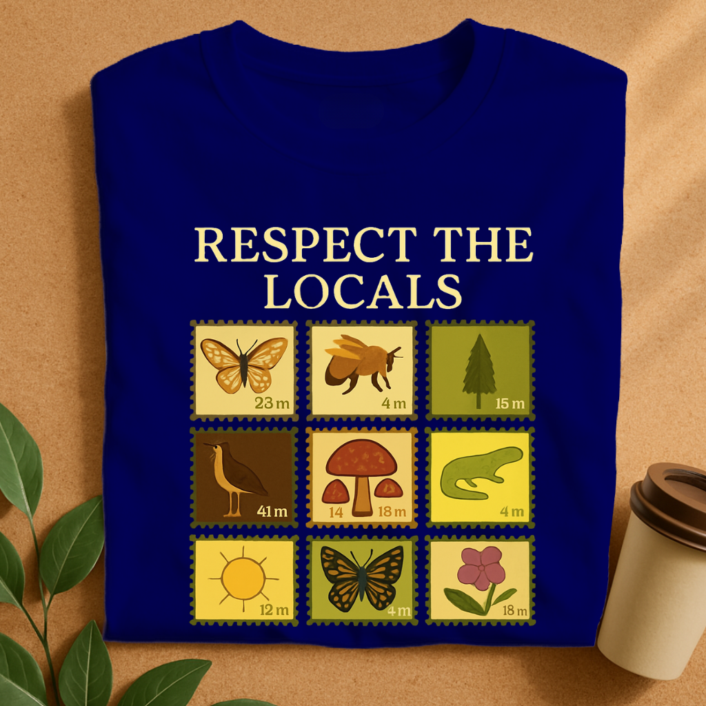 Respect the Locals – Nature’s Stamp Collection T-Shirt