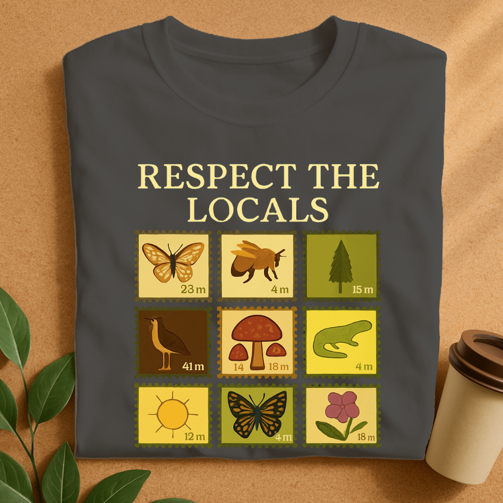 Respect the Locals – Nature’s Stamp Collection T-Shirt
