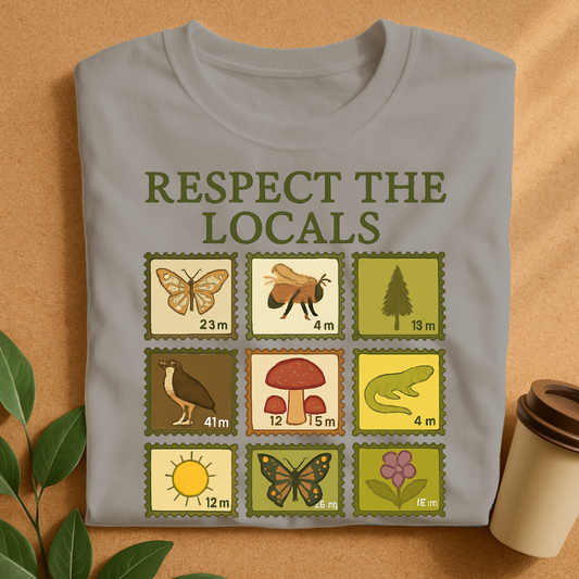 Respect the Locals – Nature’s Stamp Collection T-Shirt