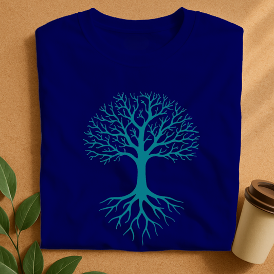 Symmetrical Tree of Life Silhouette