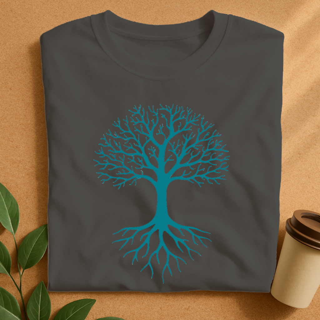 Symmetrical Tree of Life Silhouette