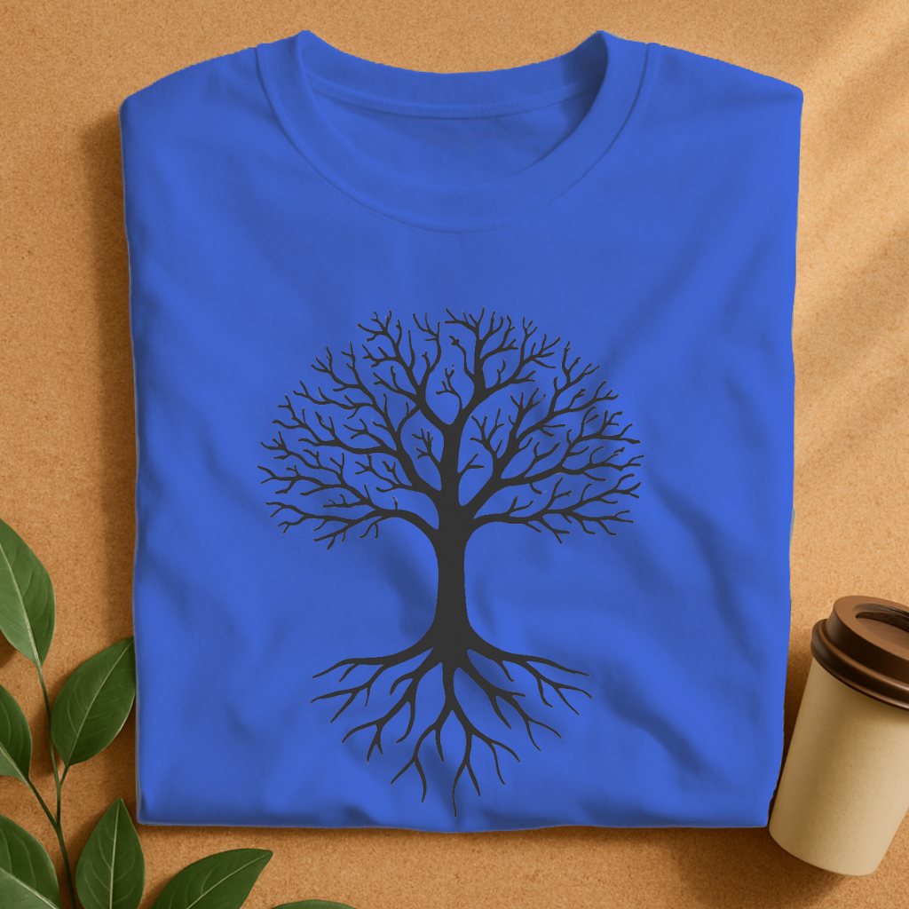 Symmetrical Tree of Life Silhouette
