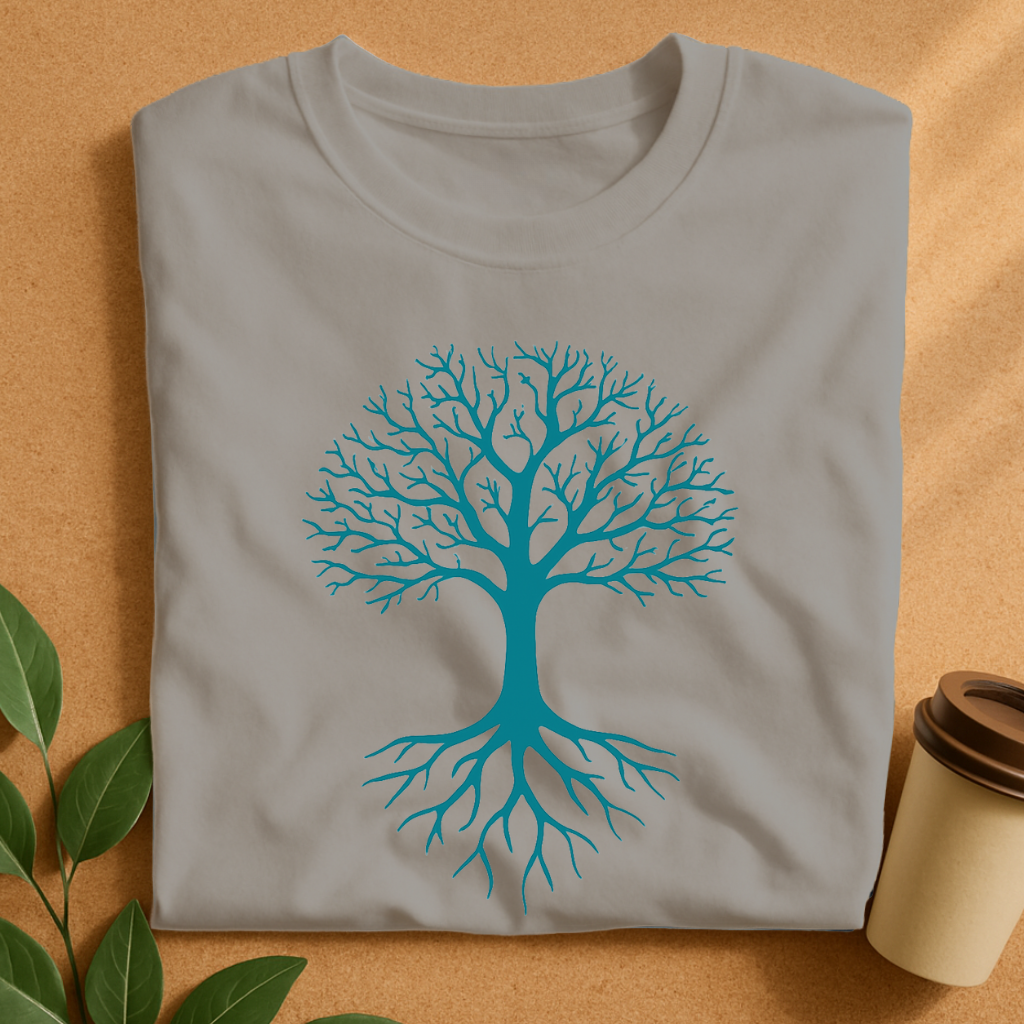 Symmetrical Tree of Life Silhouette