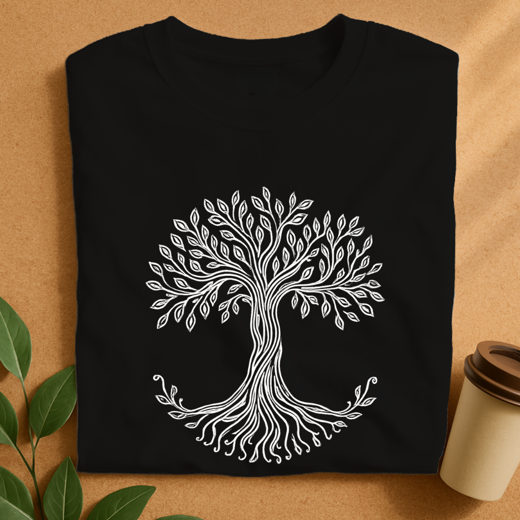 Intricate Hand-Drawn Tree of Life T-Shirt