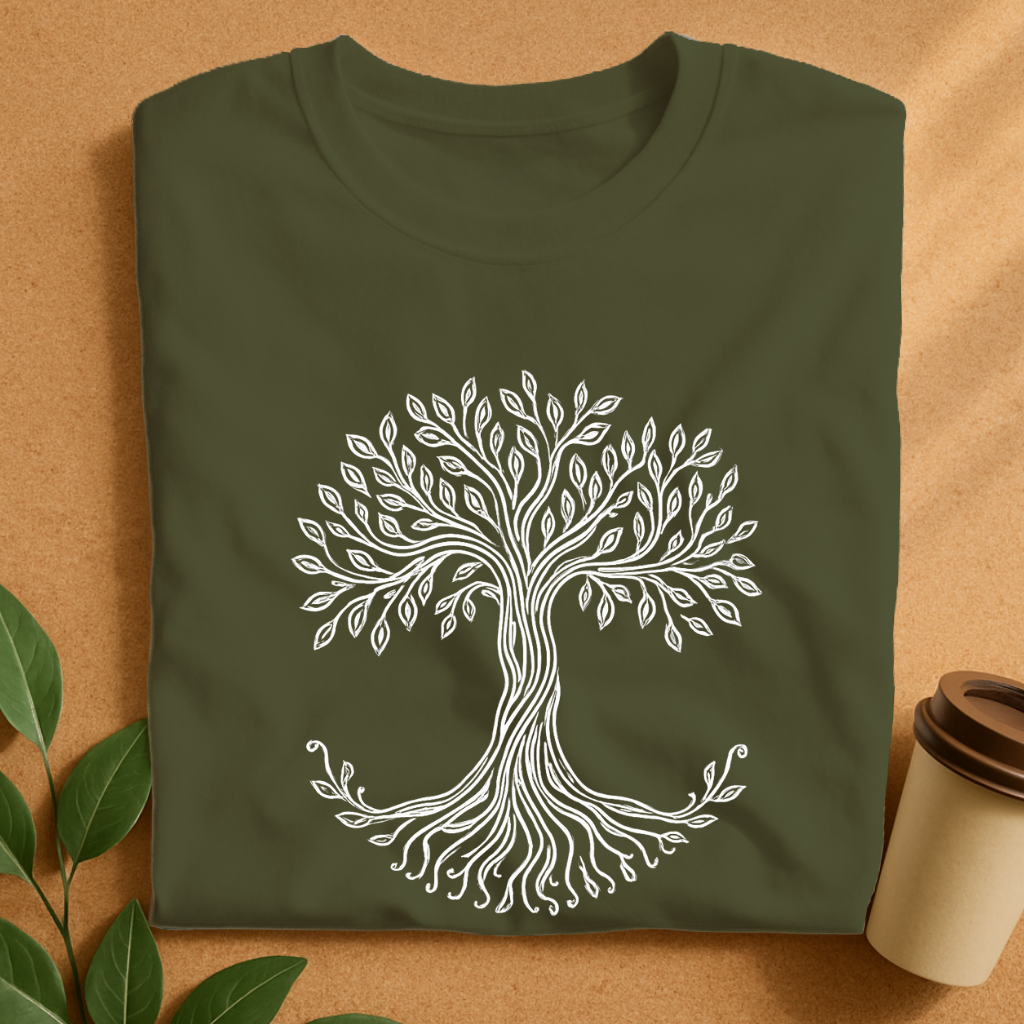 Intricate Hand-Drawn Tree of Life T-Shirt
