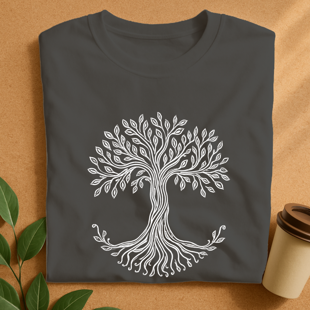Intricate Hand-Drawn Tree of Life T-Shirt