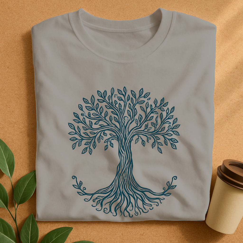 Intricate Hand-Drawn Tree of Life T-Shirt