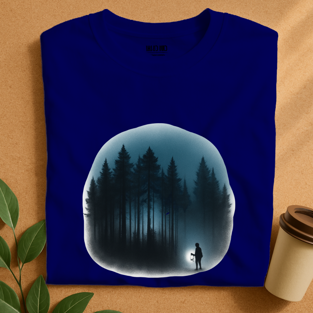 Mystic Forest Lantern Glow T-Shirt
