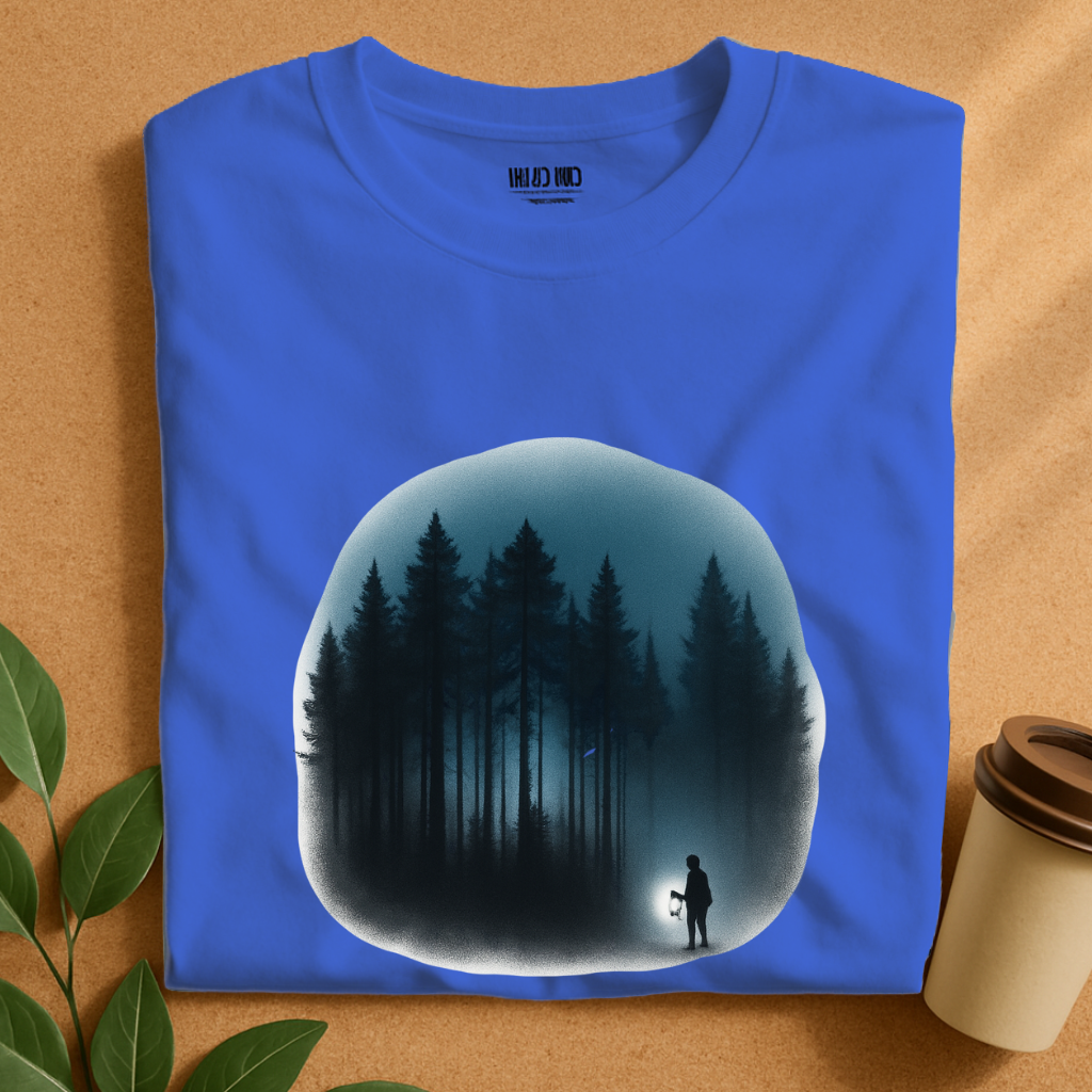 Mystic Forest Lantern Glow T-Shirt