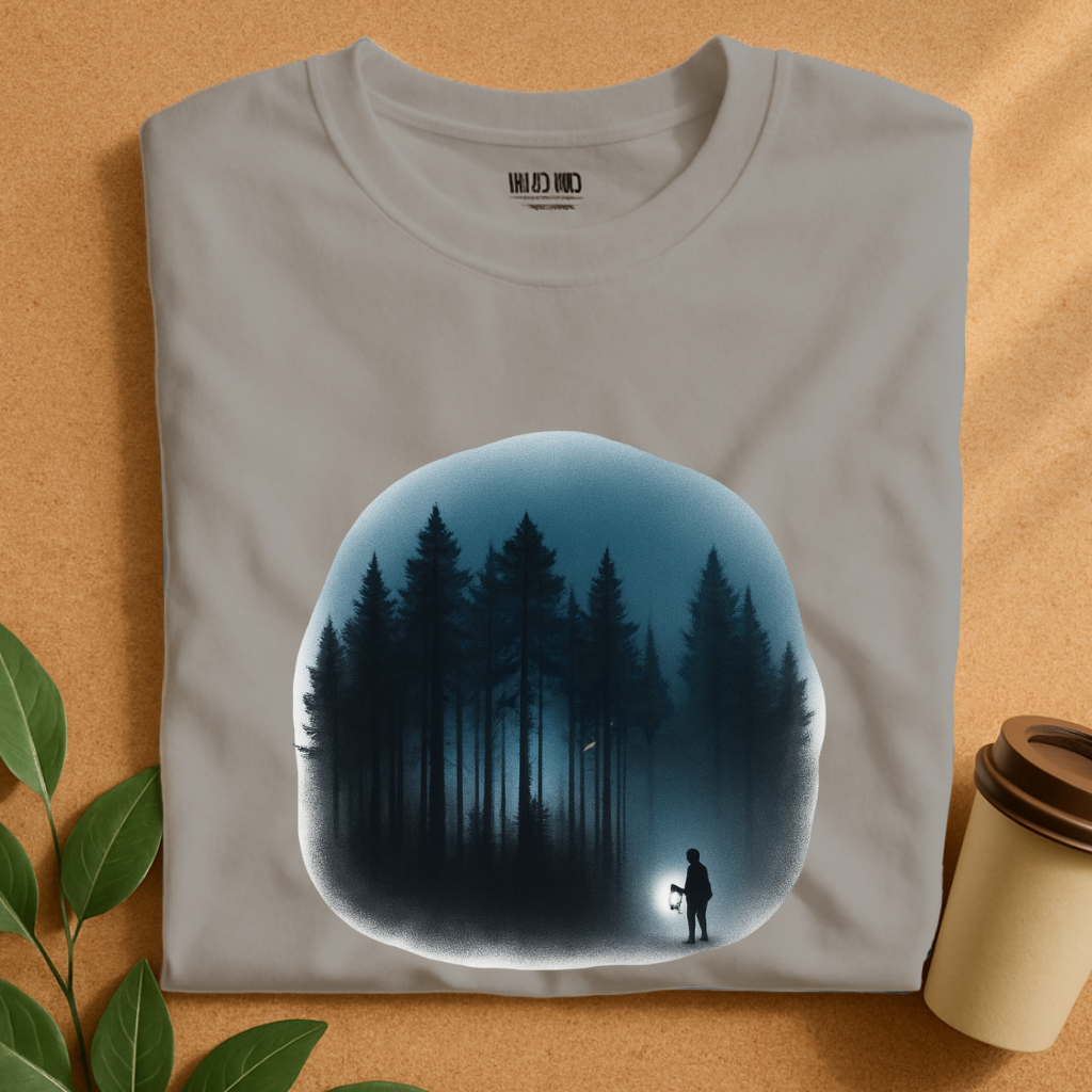 Mystic Forest Lantern Glow T-Shirt