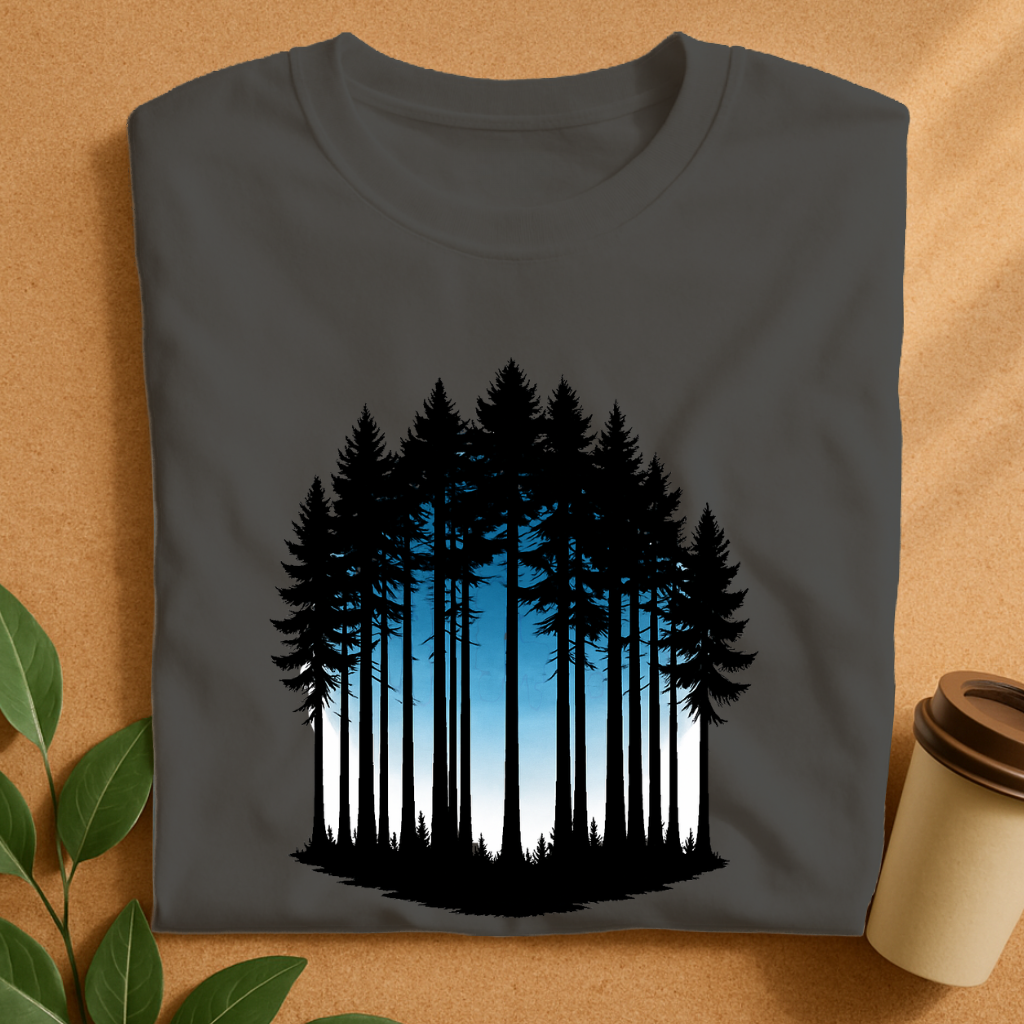 Silent Pines with Twilight Sky T-Shirt