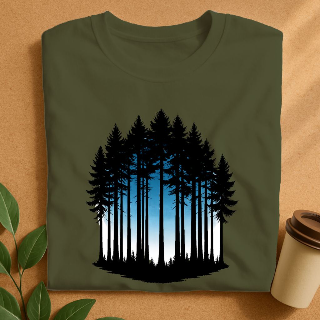 Silent Pines with Twilight Sky T-Shirt