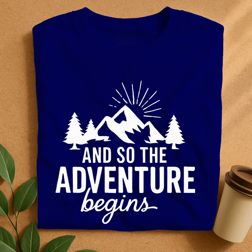 Mountain Adventure Begins Graphic T-Shirt