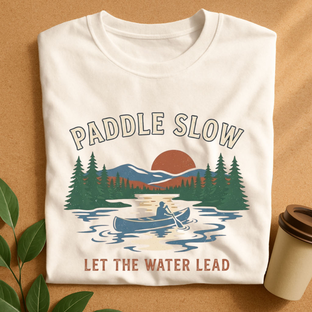 Paddle Slow Let the Water Lead T-Shirt