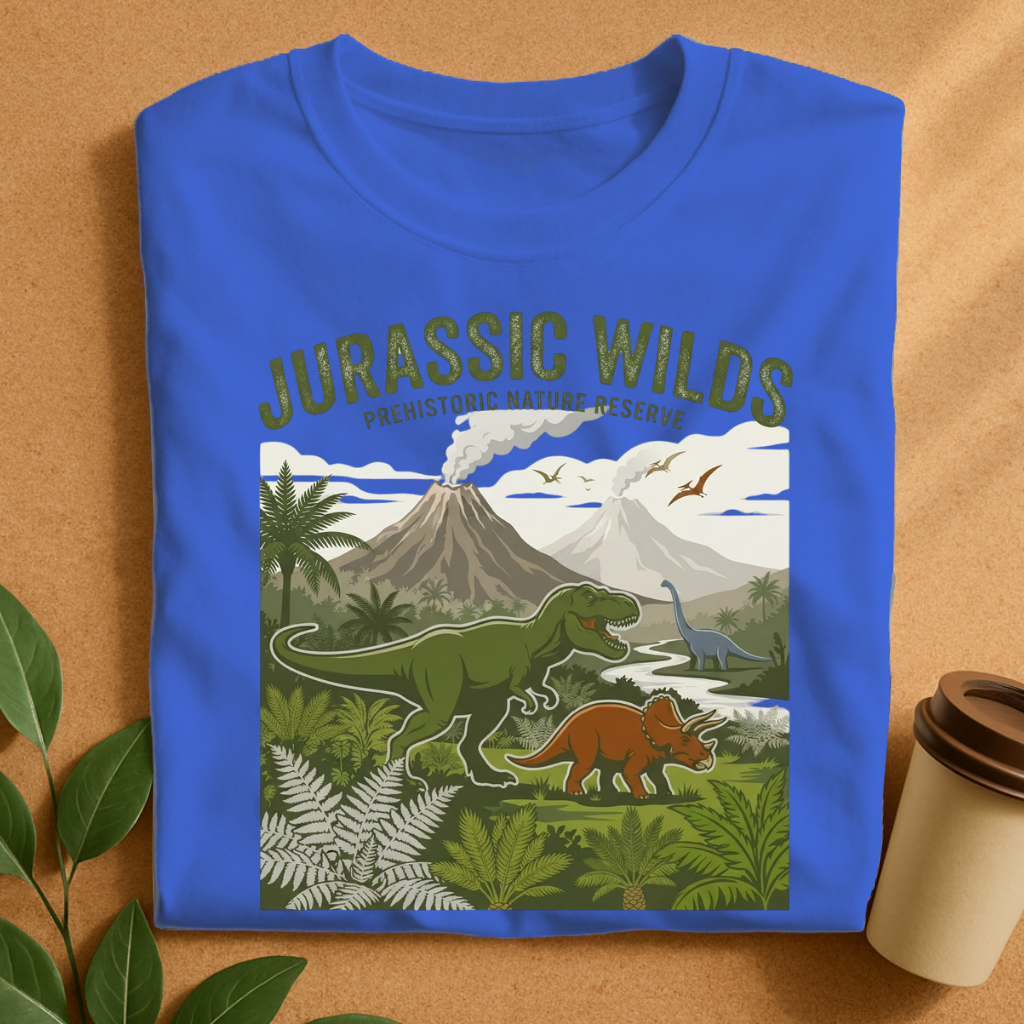 Jurassic Wilds Prehistoric Nature Reserve T-Shirt