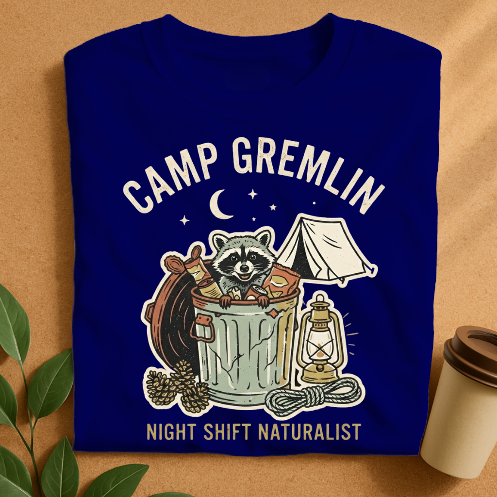 Camp Gremlin Night Shift Naturalist T-Shirt