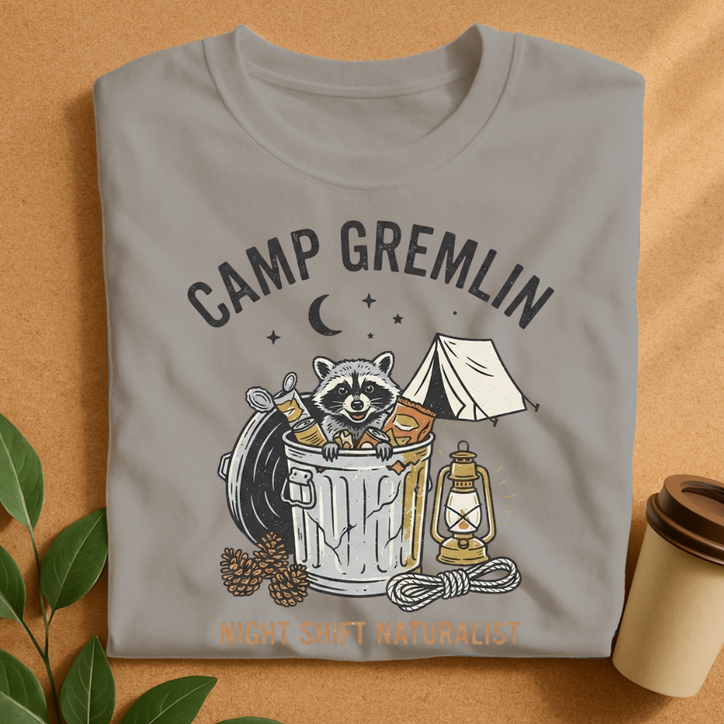 Camp Gremlin Night Shift Naturalist T-Shirt