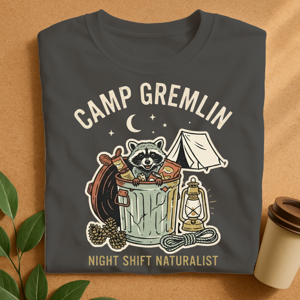 Camp Gremlin Night Shift Naturalist T-Shirt