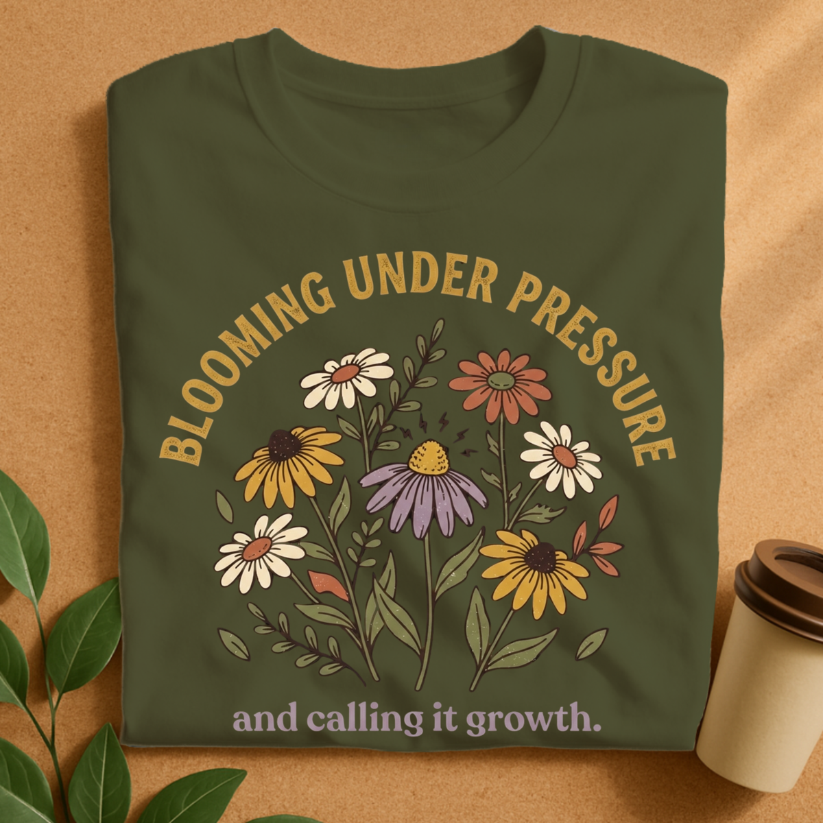 Blooming Under Pressure Wildflower T-Shirt