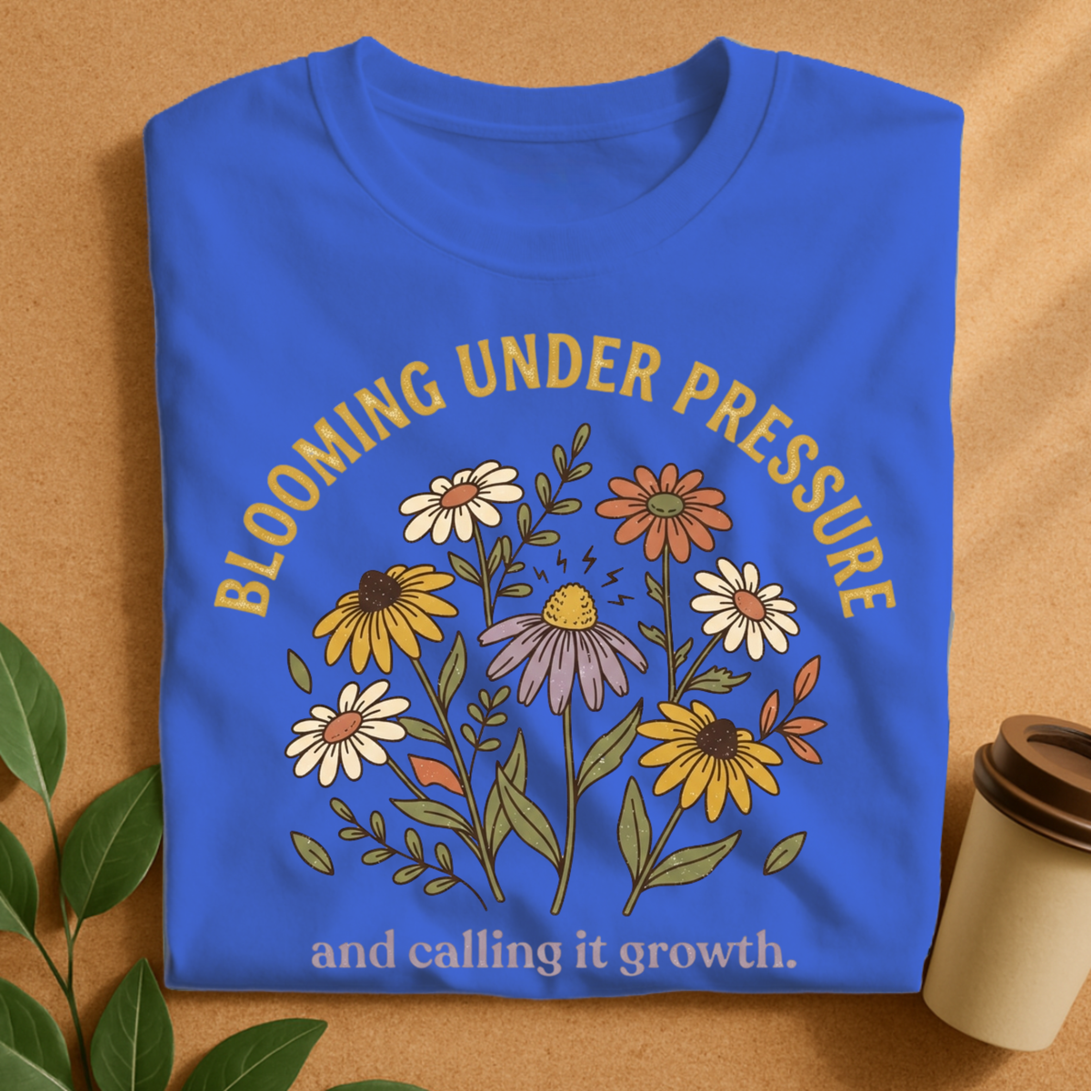 Blooming Under Pressure Wildflower T-Shirt
