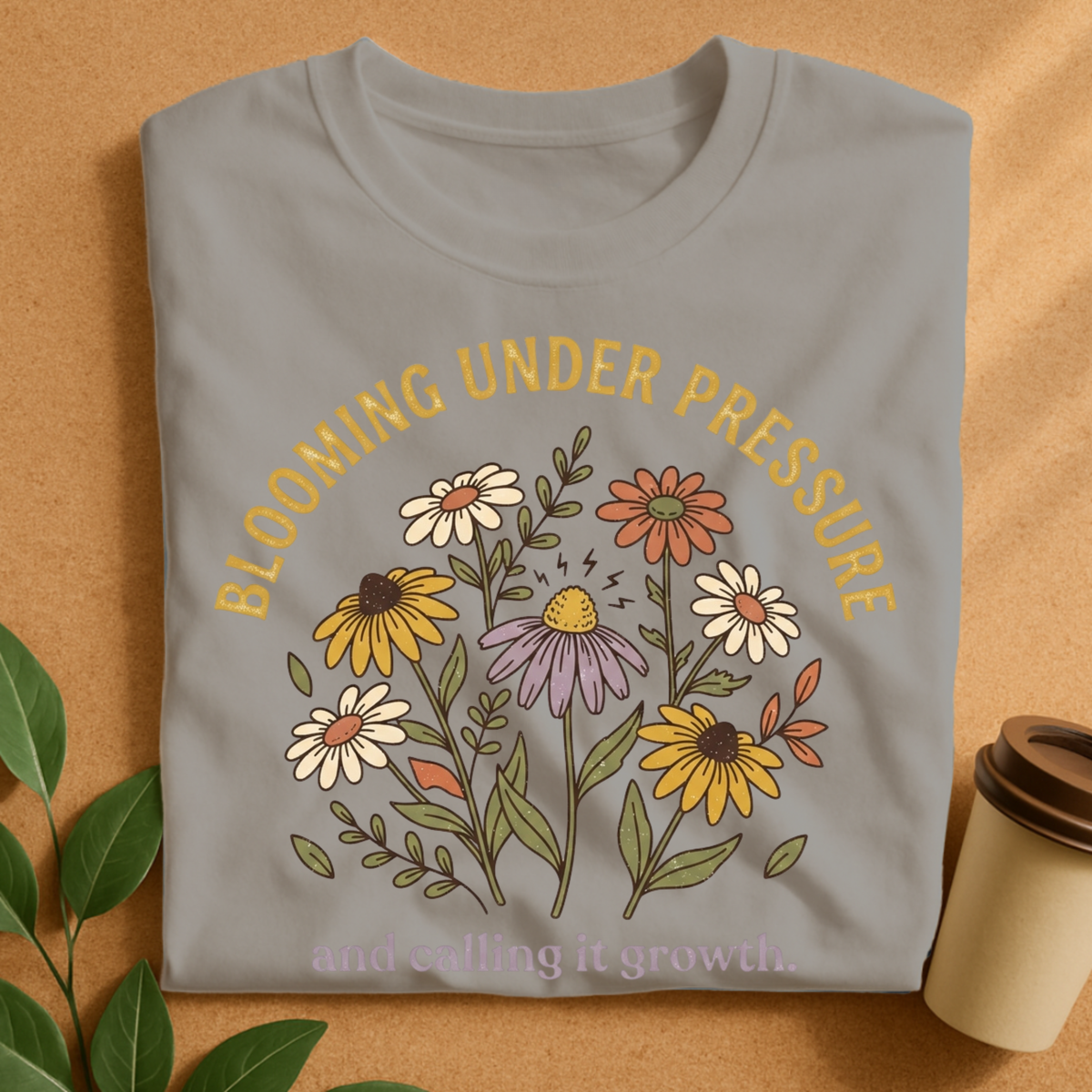 Blooming Under Pressure Wildflower T-Shirt
